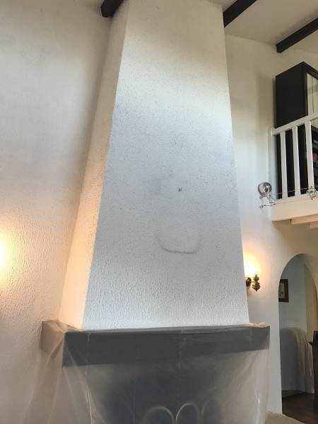 Placage cheminée avec des plaques de plâtres ignifugées sur Saint-lys proche Colomiers