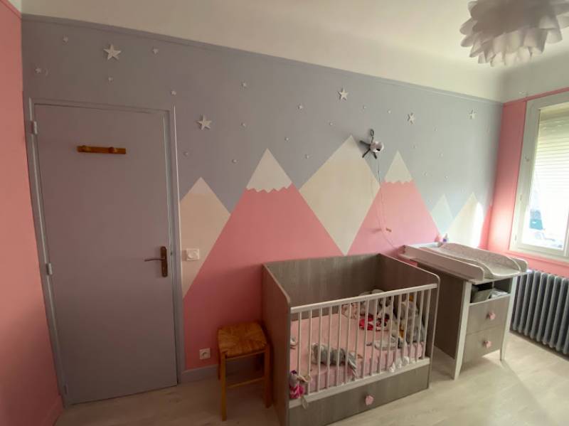Peintre pour personnalisation mur salon à l'isle jourdain