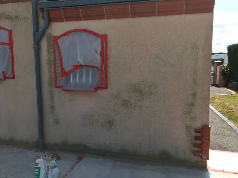 Rénover une façade et traiter les fissures sur la commune de Saint-Lys peintre Colomiers