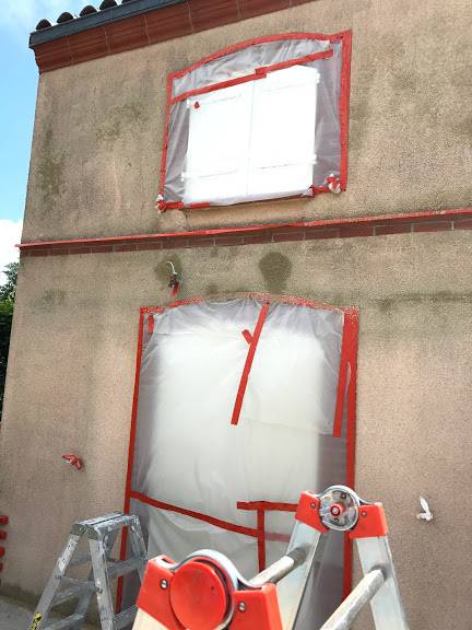 Rénover une façade et traiter les fissures sur la commune de Saint-Lys peintre Blagnac