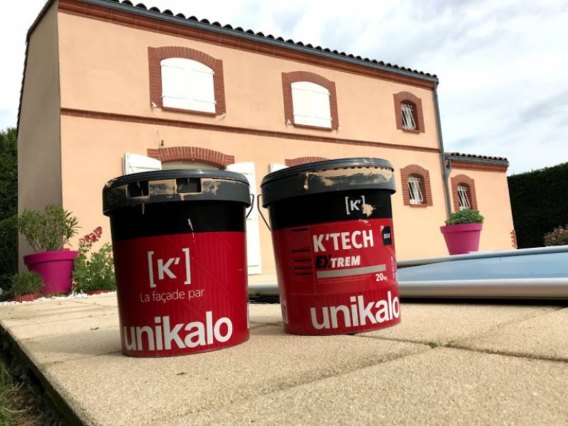 Rénover une façade et traiter les fissures sur la commune de Saint-Lys peinture unikalo